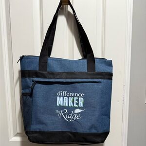 Hidden Zipper Outing Tote Bag